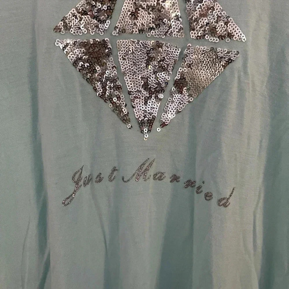 Victoria’s Secret bling “just married” racer back tank top - Picture 5 of 5